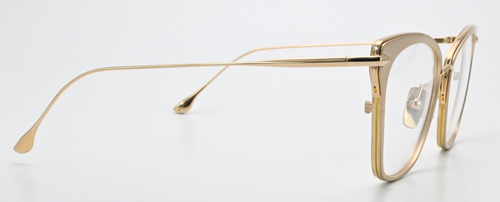 DITA Brille Arise DRX-3041-C-GLD-54 Seidenmatt Gold Cat Eye Luxus Japan Titan L - Picture 10 of 17