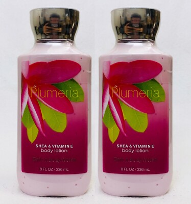 2 Bath & Body Works PLUMERIA Body Lotion Cream 8 oz | eBay