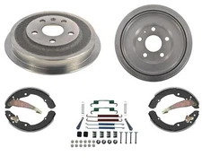 Brake Drums & Brake Shoes 11-12 for VW Jetta 2.0L 2.5L W Rear Drum Brakes Spg 4p