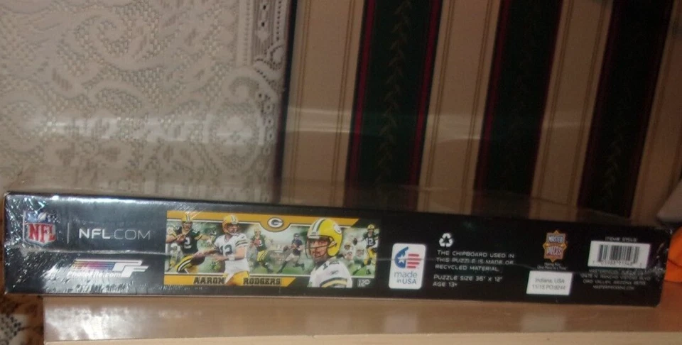 PUZZLE 750 PIEZAS OBRAS MAESTRAS AARON RODGERS GREEN BAY PACKERS #91548 NUEVO Foto 3 de 4