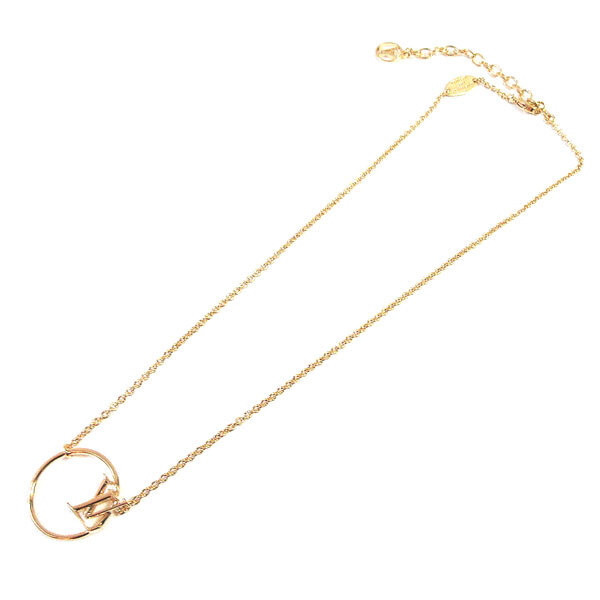 LOUIS VUITTON Necklace Collier LV Eclipse M00762 Monogram