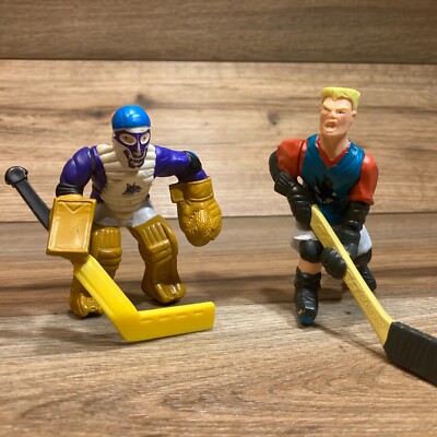 Vintage 1995 NERF Bash Back Alley Street Hockey Players Replacement Figures
