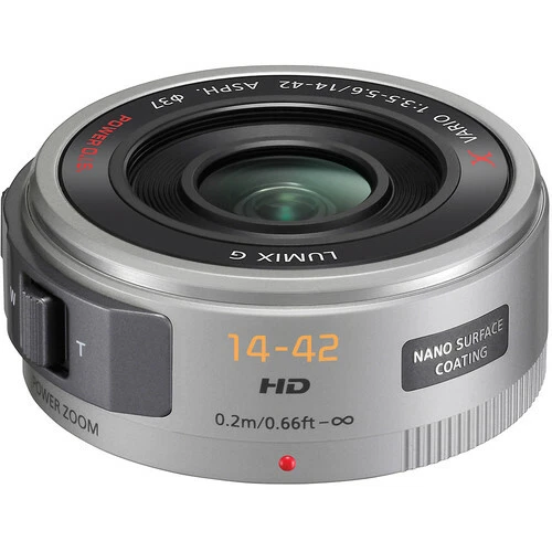 Panasonic H-PS14042-S Lumix G X Vario PZ 14-42mm f/3.5-5.6 (Silver) 26127  JAPAN