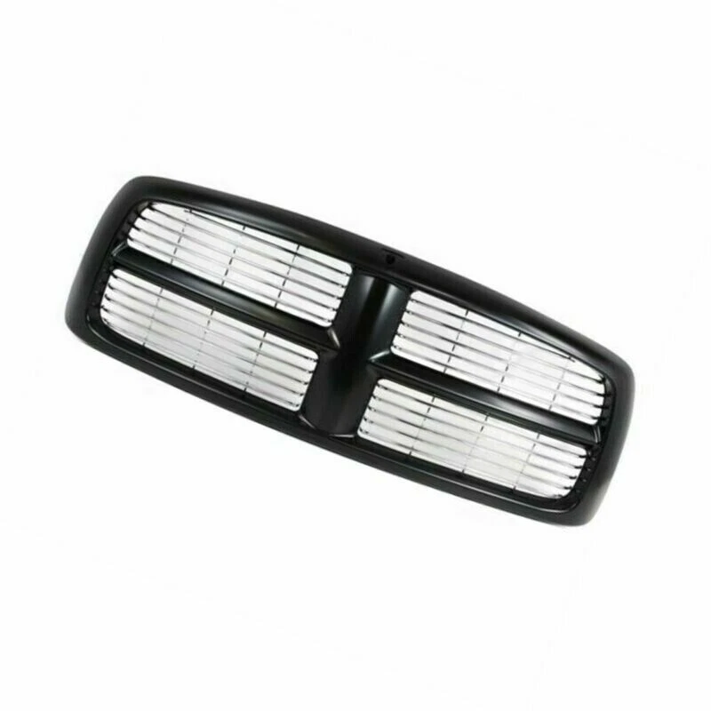For 2002 2003 2004 2005 Dodge Ram 1500 2500 3500 Front New Grille Black Plastic Foto 3 de 4