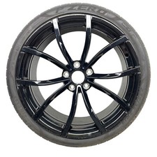 2023 Mclaren Artura 19X8.5J ET42 Tpms 10 Spoke Wheel Rim /w Tire OEM 16BA640CP