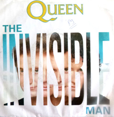 7'' 1989 KULT & RARE IN MINT-! QUEEN : The Invisible Man