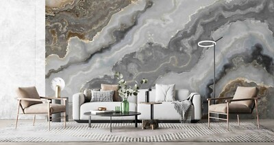 3D Marble Texture Wallpaper Wall Mural Removable Self-adhesive 664