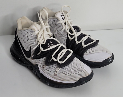 MENS NIKE  Kyrie 5 BLACK AND WHITE  OREOS SNEAKERS Nike Kyrie Irving Low 5 TB Promo Black White Oreo Tuxedo  main image 4