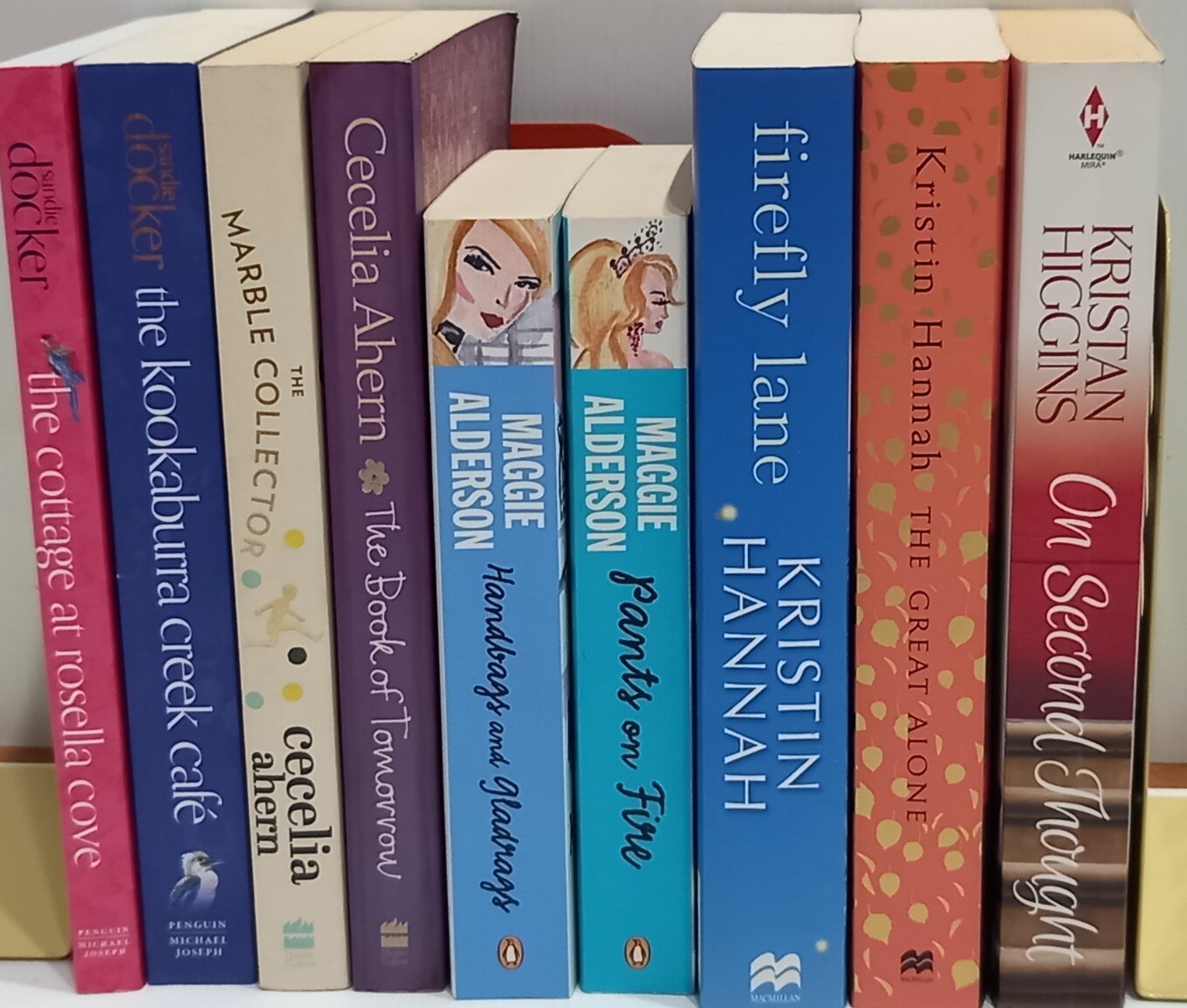 KRISTIN HANNAH MAGGIE ALDERSON CECELIA AHERN KRISTAN HIGGINS SANDIE Kristin hannah maggie alderson cecelia ahern kristan higgins sandie
