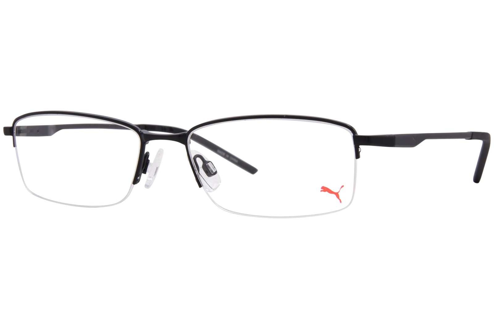 Puma PU0448O 001 Очки мужские металлические черные полуободковые прямоугольной формы 54 мм 19890₽