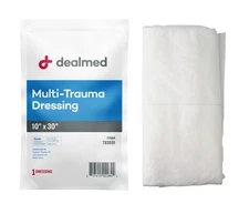 Dealmed Trauma Dressing  10 x 30" Sterile, Ea