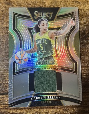 2025 Panini Select WNBA GABBY WILLIAMS SELECTIVE SWATCHES JERSEY RELIC STORM