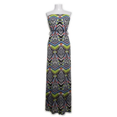 Rue21, Maxikleid, Größe: S, Weiß/Mehrfarbig, Elasthan/Polyester, Chevron #XIJ