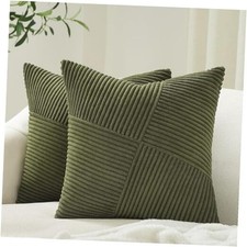24x24 inches Pillow Covers Set of 2 Olive 24" x 24" Pack of 2 Olivegreen