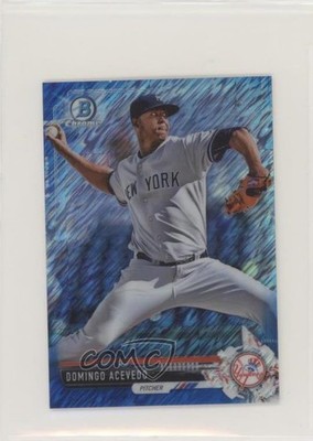 2017 Bowman Chrome Minis Prospects Blue Shimmer Refractor Domingo Acevedo 2ct