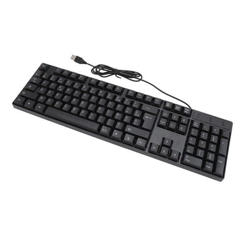 K1800 Minority Language Keyboard 104 Keys 4.2ft Cable Ergonomic Design USB Wired - Picture 18 of 24