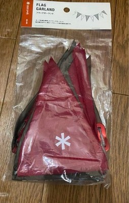 Snow Peak Snow Festival Limited Flag Garland Unopened Rare Discontinued Item