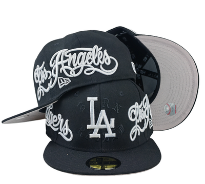 Born x Raised LA Logo Allover Sewn Los Angeles Dodgers 59FIFTY