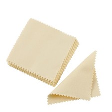 50 Pcs Jewelry Cleaning Cloth Tarnish Remover for Sterling Silver Gold Platinum