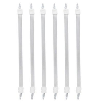 6 Pcs Electric Heating Tube Heater Replacement Elements Far Infrared
