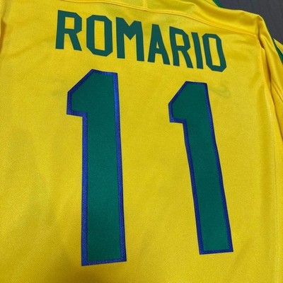 Nike Brazil 1997 Romario Home Jersey M Vintage Soccer Shirt World