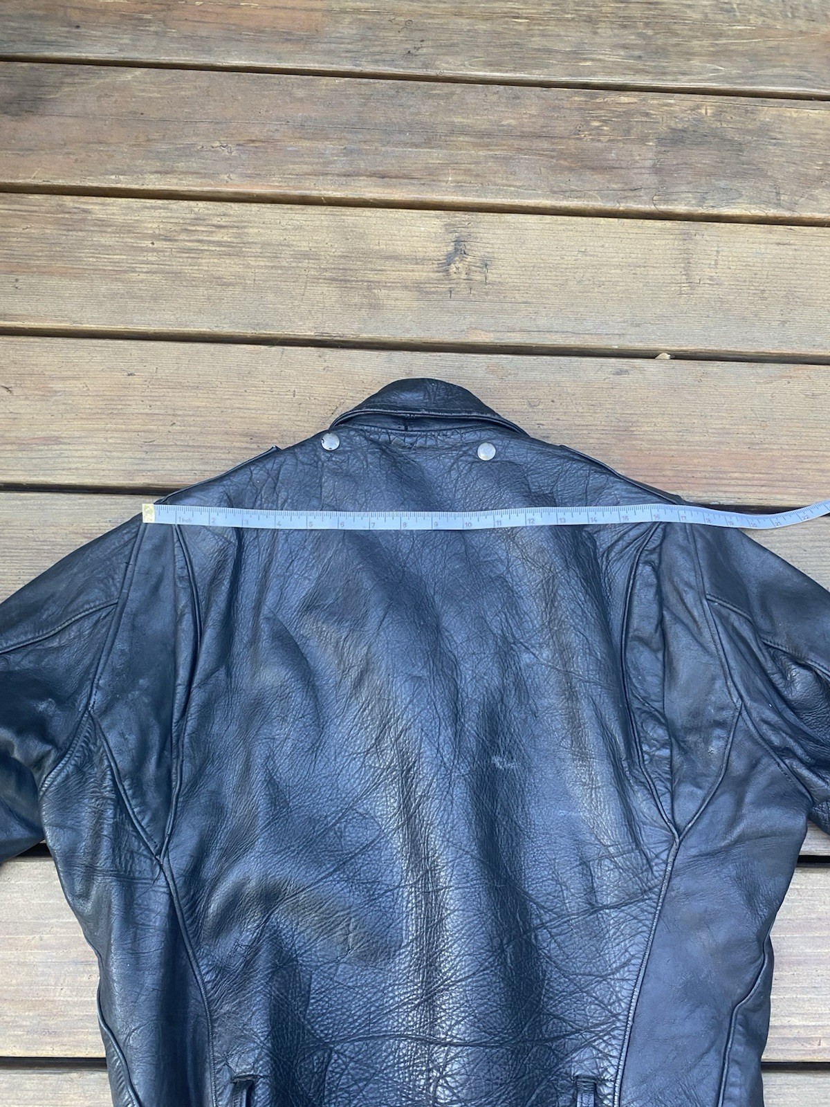 Harley Davidson Cycle Champ vintage leather jacket Horsehide 42