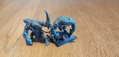 2x Rattenoger Rat Ogre Skaven Moulder Age of Sigmar AOS Old World Oldhammer #2
