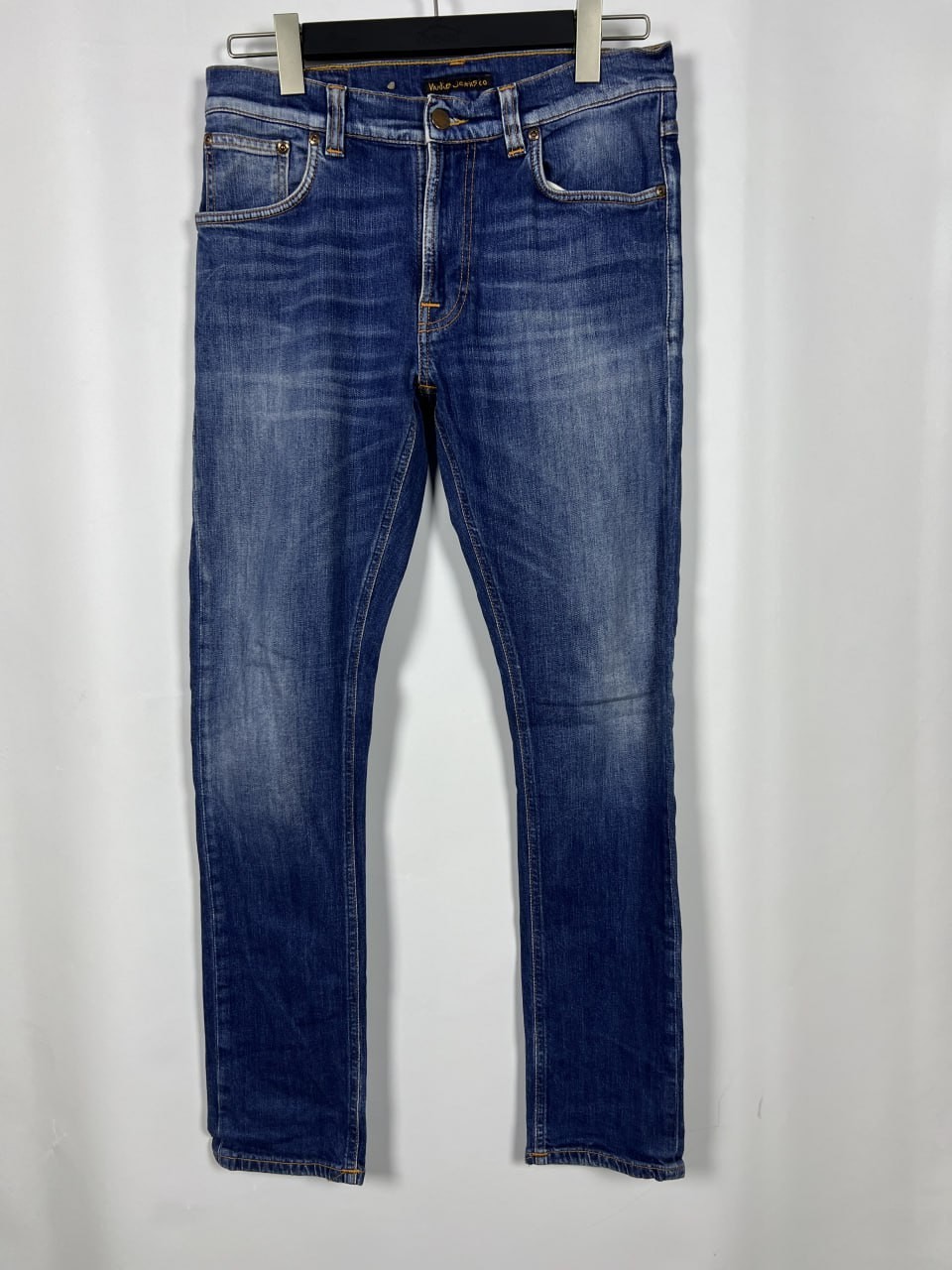 NUDIE LEAN DEAN Men's Denim Blue Skinny Jeans W31 L32
