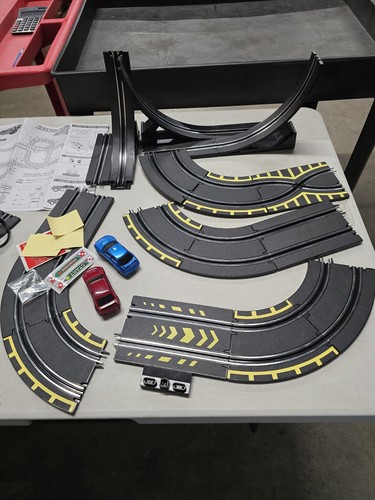 Fast Lane Racing Long Bridge Challenge Slot Car Race Track w/ cars ...