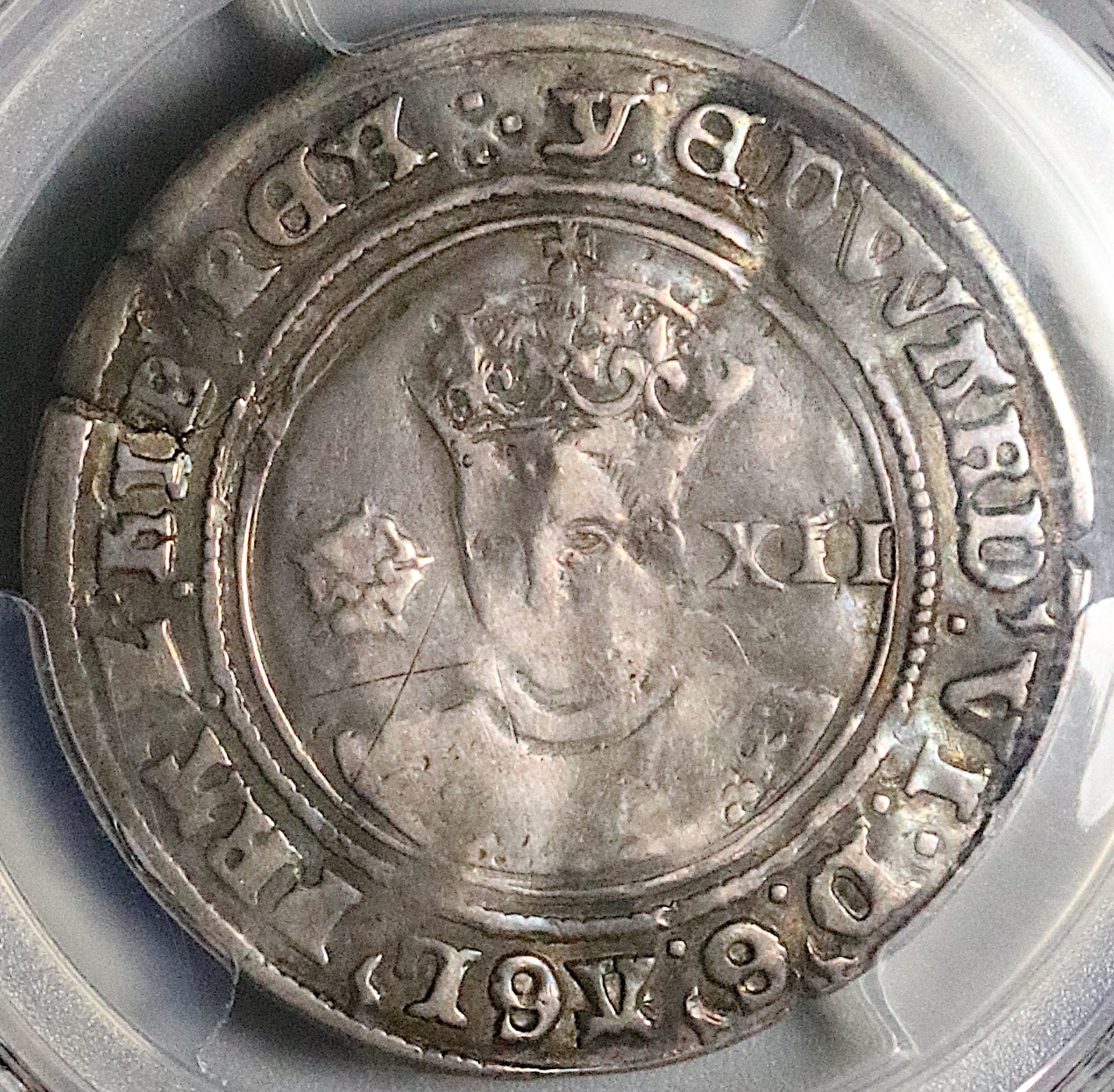 1551 PCGS VF Edward VI Shilling Britain Hammered Boy King Silver Coin (25070601D