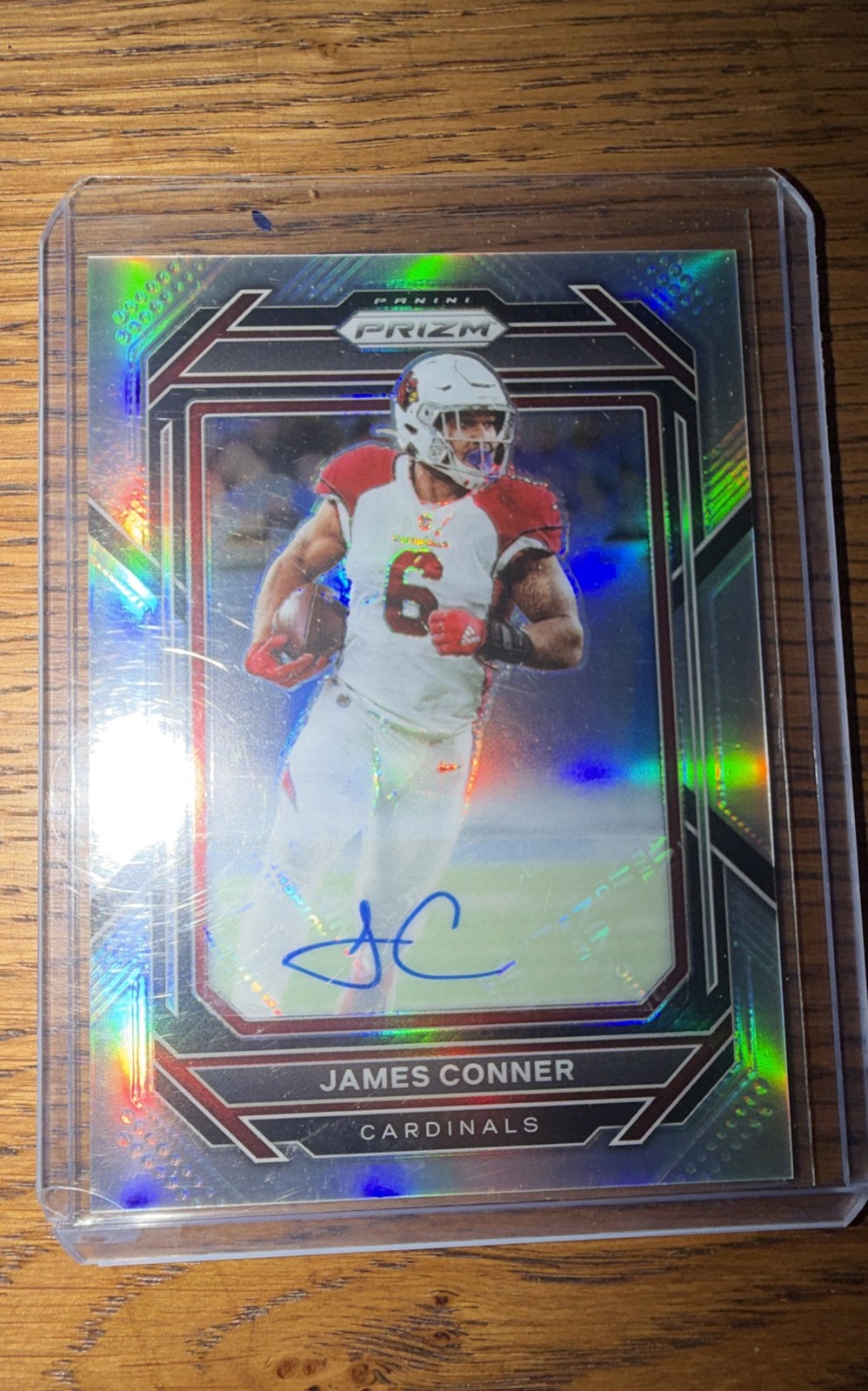 2022 Panini Prizm - James Conner #2 Silver Prizm Autographs (AU)