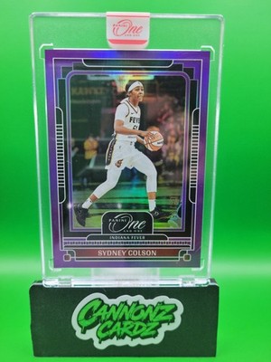 2025 Panini One & One WNBA Sydney Colson Purple Foil #09/25 Fever T215