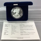 2015 W Proof American Silver Eagle - With Box & CoA