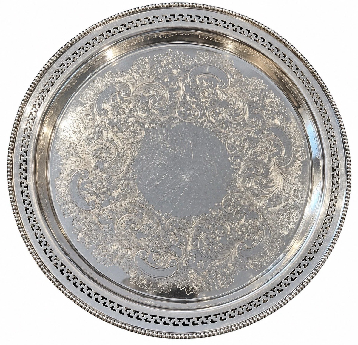Barker Ellis Antique US Silver-Plated Platters & Trays for sale | eBay