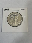 1943 50C Walking Liberty Half Dollar UNC