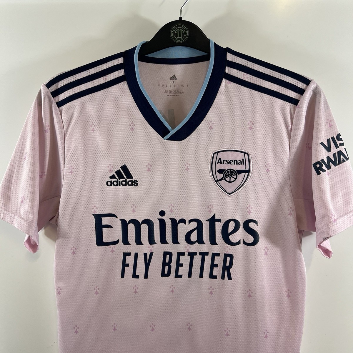Arsenal Saka 7 Third Football Shirt 2022/23 Adults Small Adidas