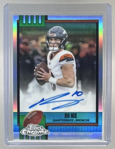 2025 Topps Chrome Bo Nix Superfractor (RAW)