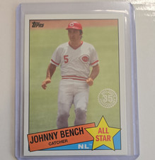 Topps 2020 35th Anniversary Johnny Bench 1985 All-Stars #85AS-9 Reds Baseball
