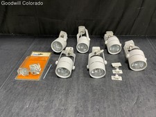 White Track Lights with Mounting Hardware Lot