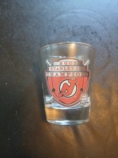 2003 New Jersey Devils Stanley Cup Champions 2 oz Shot Glass NHL Hockey