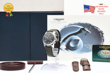 ▶️RARE [N MINT w/ Box] LONGINES L2.620.4 Avigation Chronograph 40mm Auto Men's