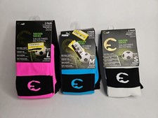 2 PACK Puma Procat Youth Soccer Socks Over the Knee -Choose Size  Color