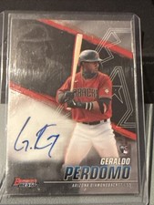 GERALDO PERDOMO  2021 Bowman's Best On Card Auto Rookie RC #B21-GP Diamondbacks