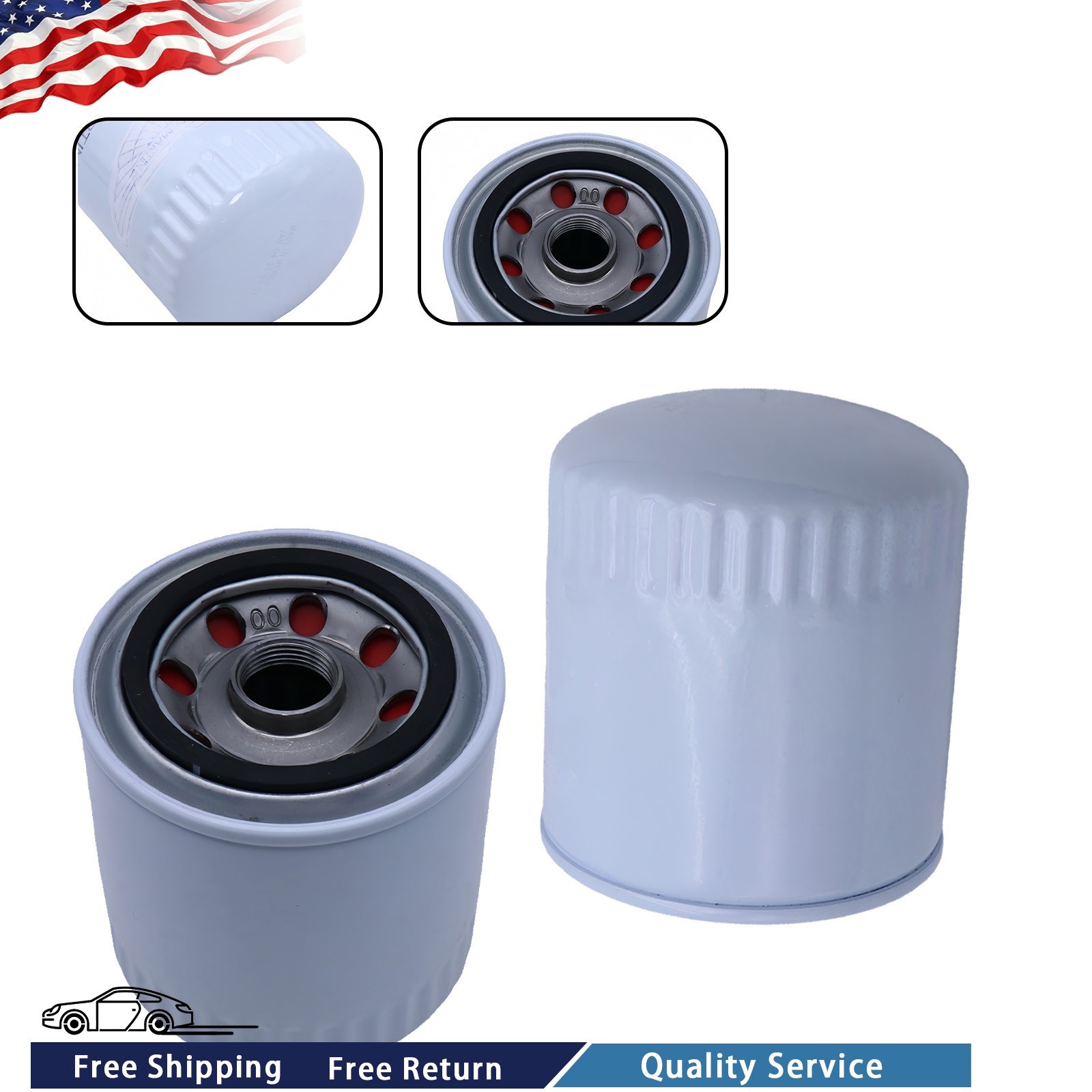 2x AG436714AA Oil Filter For Aston Martin DB9 V8 DBS V12 Vanquish Rapide Virage