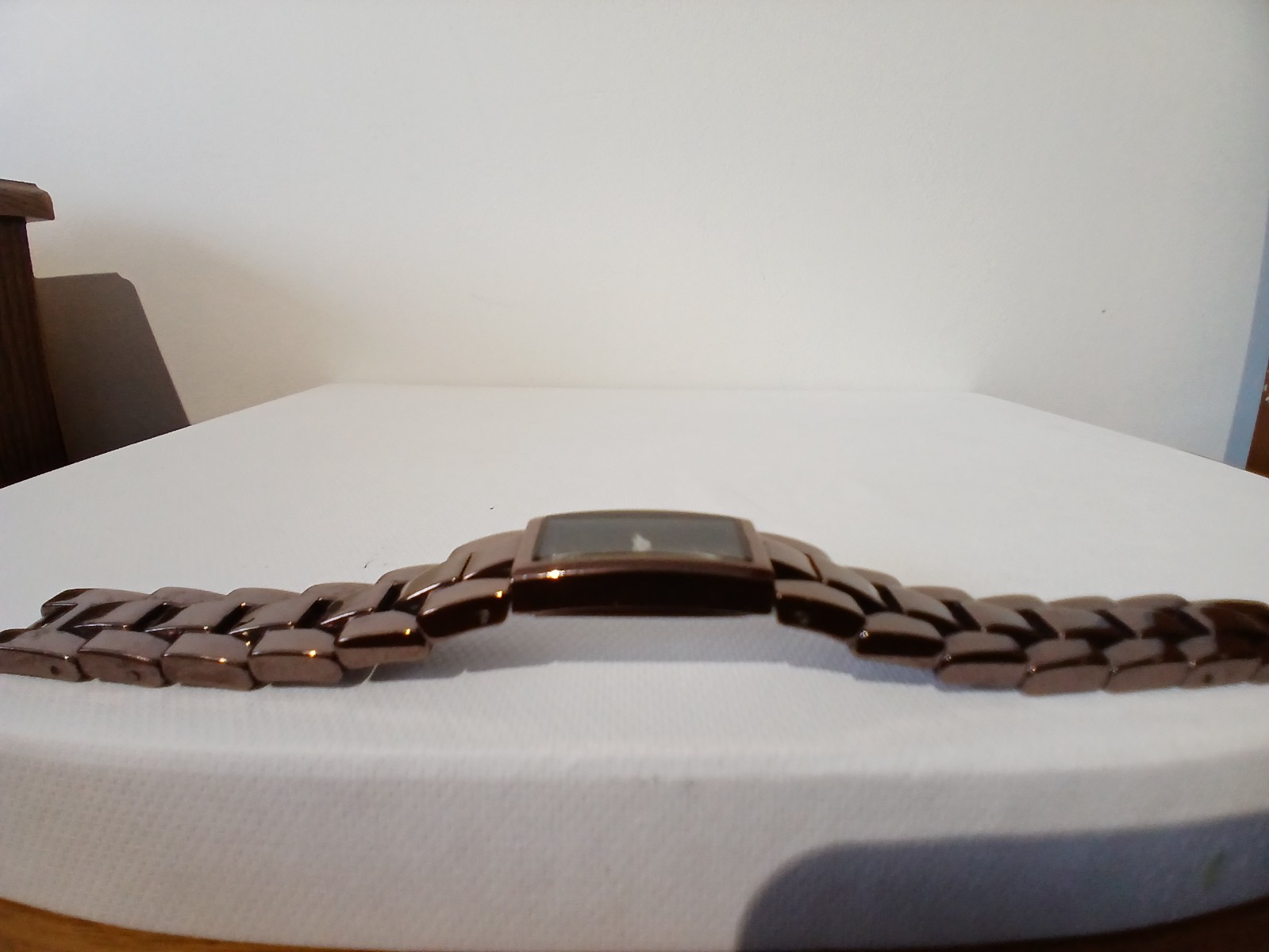 DKNY Watch Bronze Brown Rectangular Face Stainles… - image 3