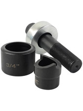 3/4" Conduit Hole Size Knockout Punch Unit with Manual Draw Stud – (1.115" – Act
