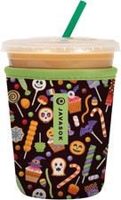 Javasok Iced Coffee Cold Soda Insulated Neoprene Cup Sleeve Small: 16-20Oz