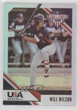 2020 Panini USA Baseball Stars & Stripes 25/25 Will Wilson #95 02d2