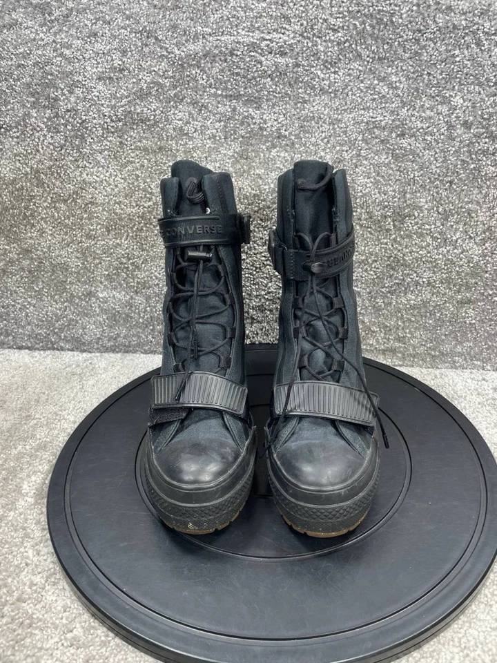 Женские сапоги Converse размер 8 Chuck Taylor All Star GR82 экстравысокие черные вельветовые - Изображение 4 из 4