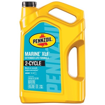Pennzoil Marine XLF Extended Life Formula Engine Oil, 1 1-Pack, Amber/Brown 